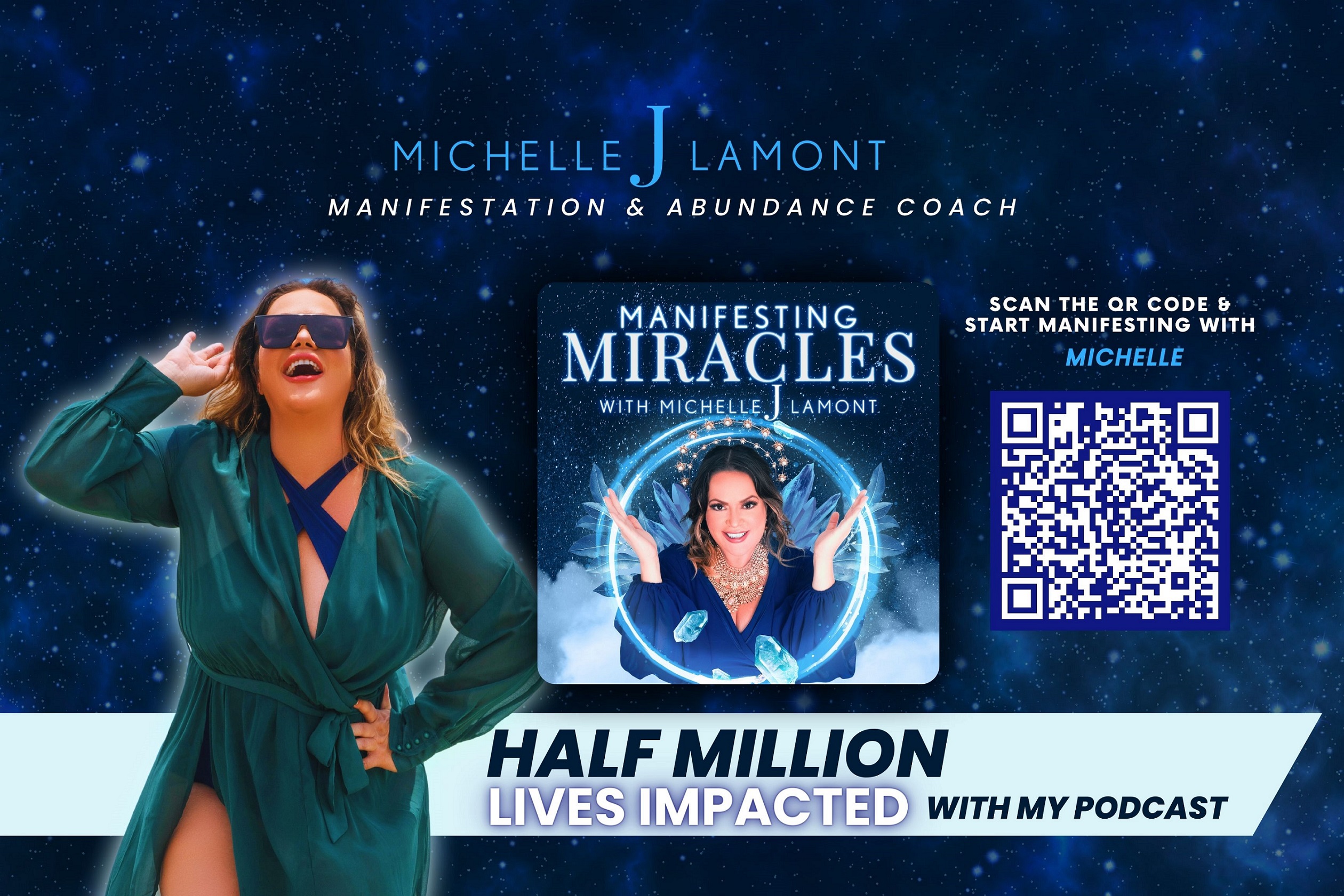 half million lives impacted with michelle podcast